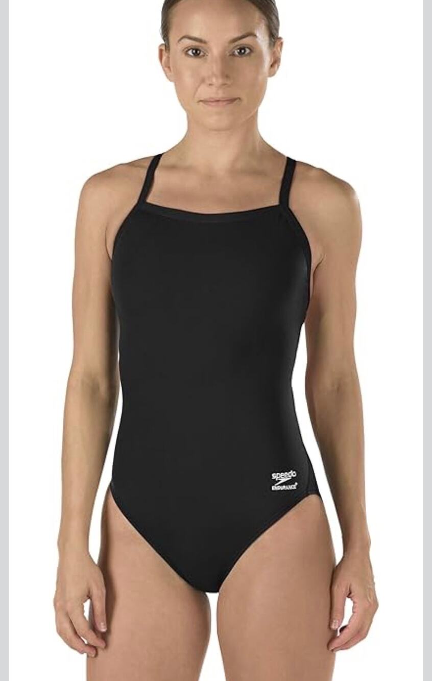 Speedo Women's Swimsuit One Piece Proit Flyback Solid Black XS 30 NWT